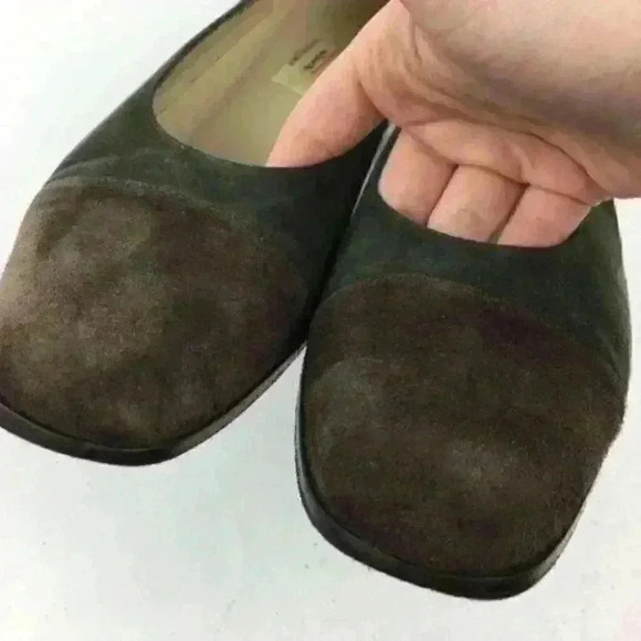 Talbots Heels Size 8 N Italian Suede Cap Toe - Picture 7 of 8